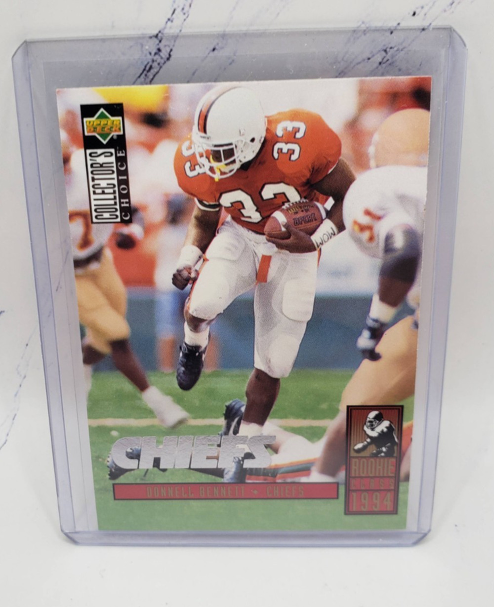 1994 Collector's Choice #20 Donnell Bennett Silver Kansas City Chiefs